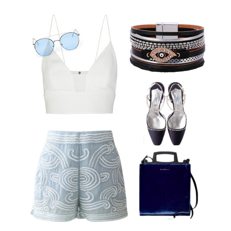 wholesale jewelry wide-brimmed eye shape bracelet Nihaojewelry