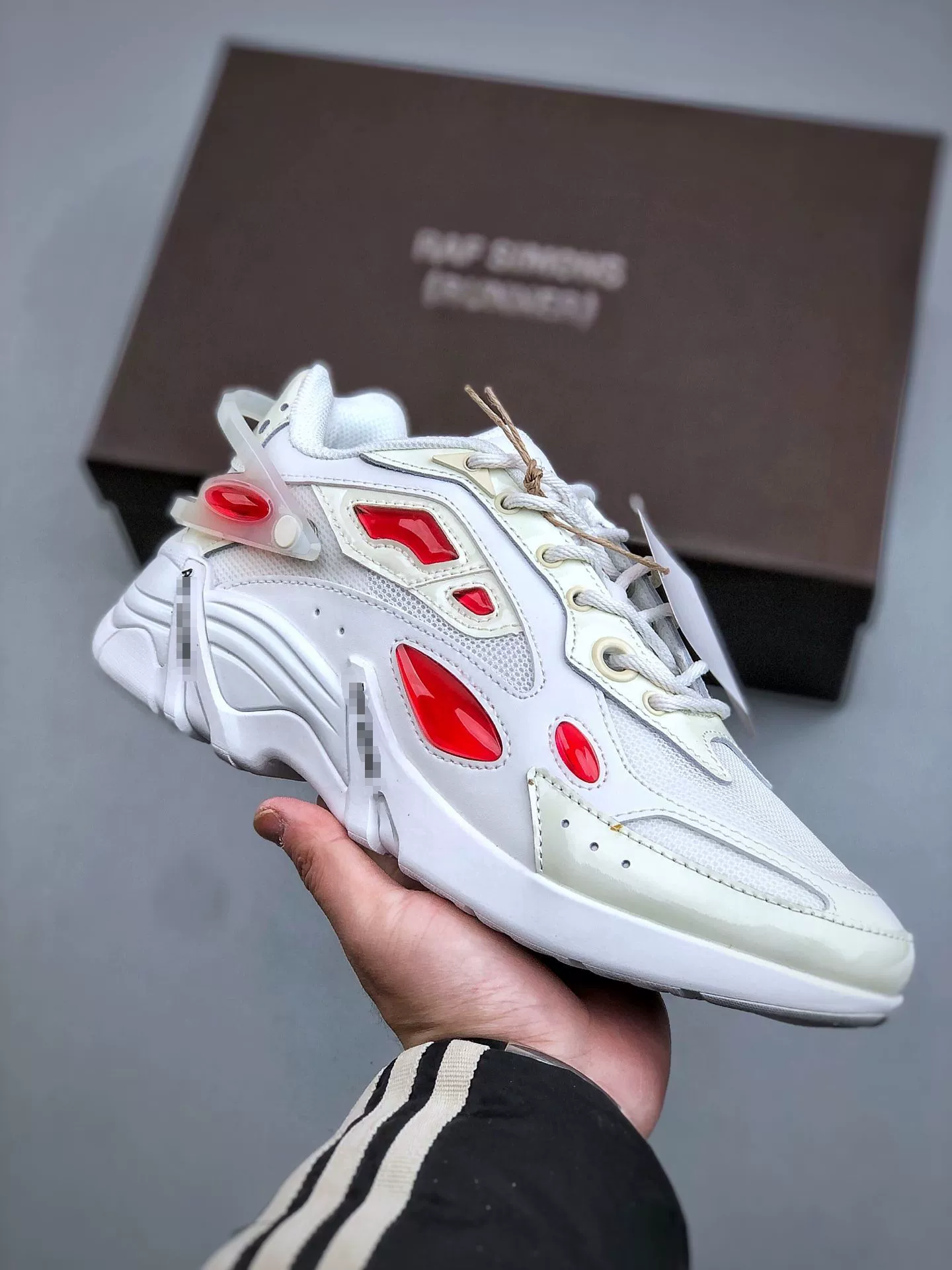 Кроссовки (RAF SIMONS) Cylon-21 — унисекс, ретро массивный стиль, разные размеры