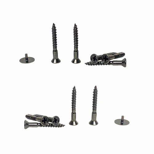 High-end decorative cover self-tapping screws small accessories drawer pull screw cabinet body cross screws wardrobe hardware