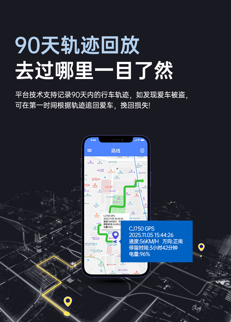 Obd Interface Locator Gps Positioning Car Tracking Anti-Theft Device Plug and Play Gps Tracker