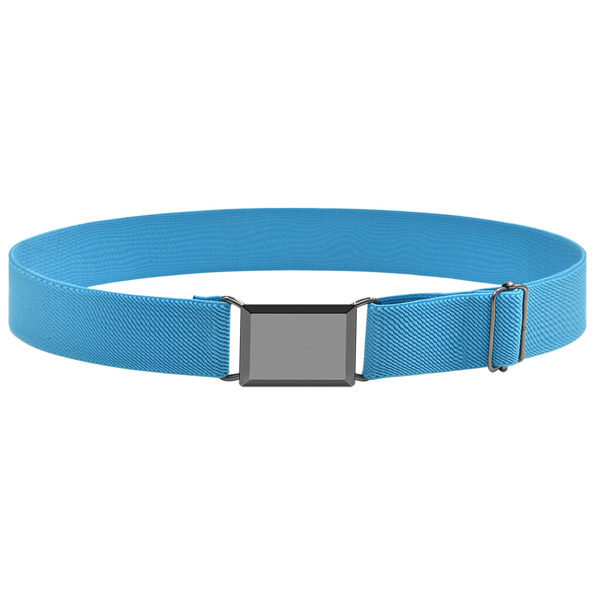 Cinturón perezoso transfronterizo en stock Cinturón de jeans con hebilla de longitud ajustable elástica para niños