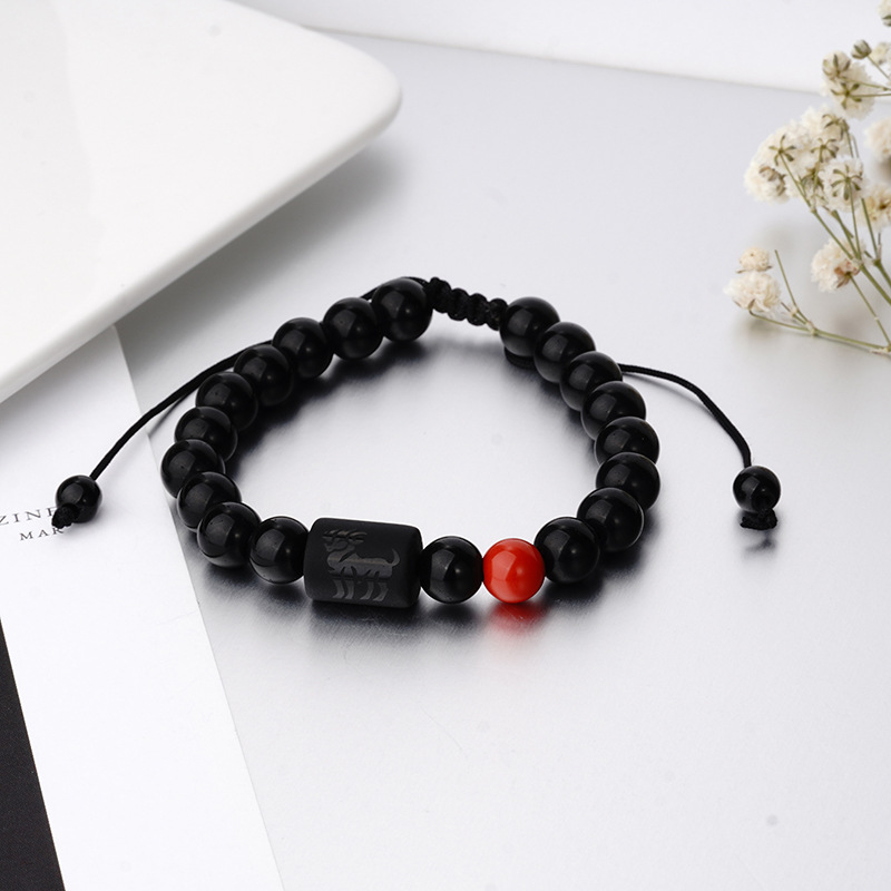 Fashion Constellation obsidian Handmade Bracelets 1 Piece