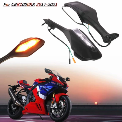 Suitable for Cbr1000Rr 2017-2021 Motorcycle Foldable Rearview Mirror Side Mirror (Motorcycle rearview mirror)