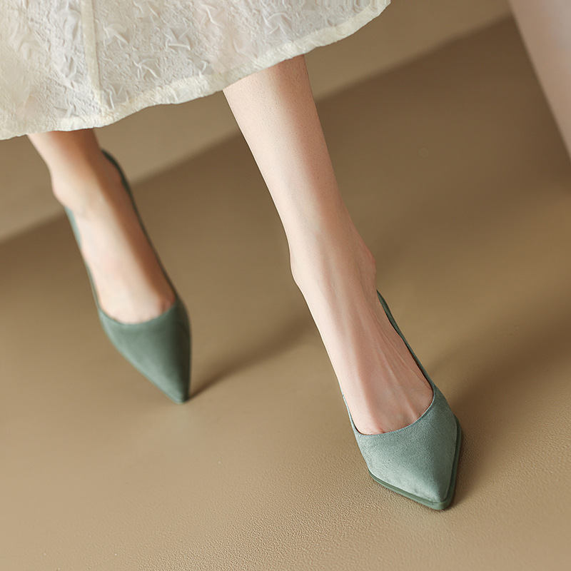 Elegant Green High Heel