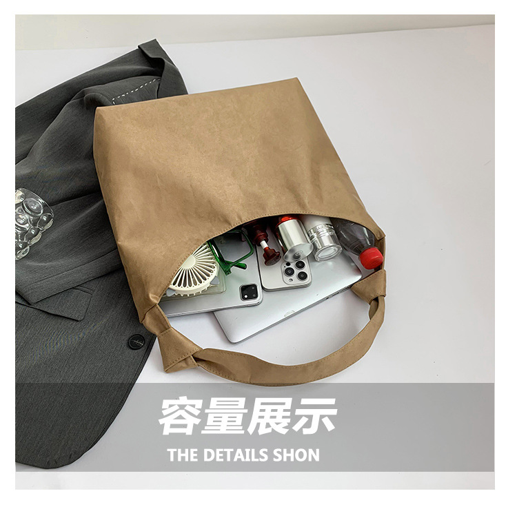 Cross-border suede large bag for women 2024 New style fashionable retro frosted tote bag for autumn and winter work and commuting bucket bag undefined