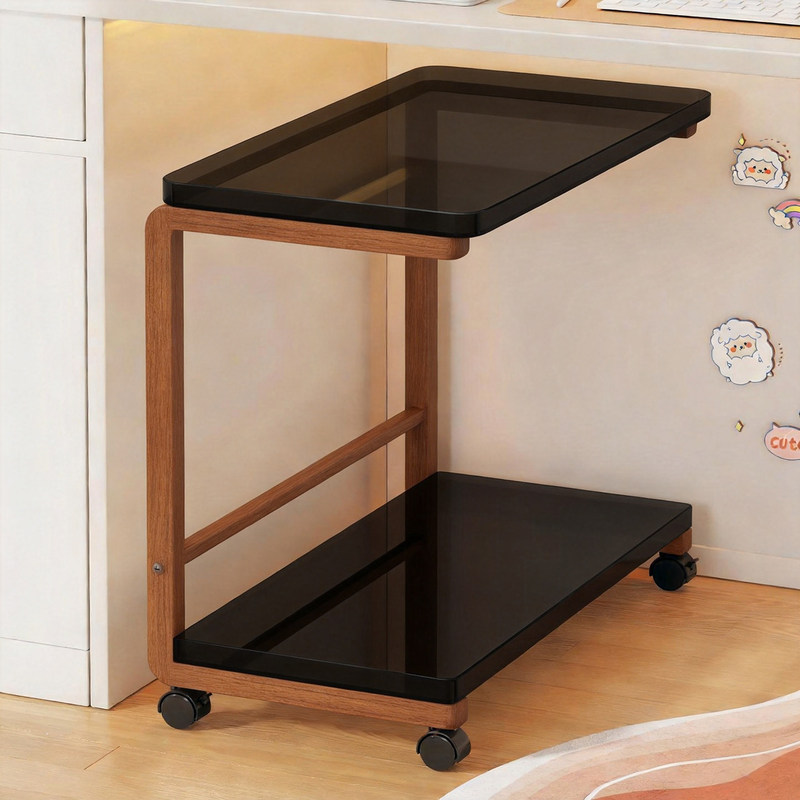 Computer case stand, office desk under-shelf, mobile with casters, workstation printer base rack Computer case stand, office desk under-shelf, mobile with casters, workstation printer base rack