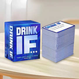 跨境定制Drink IF... Hilarious Adult Drinking Game饮酒游戏