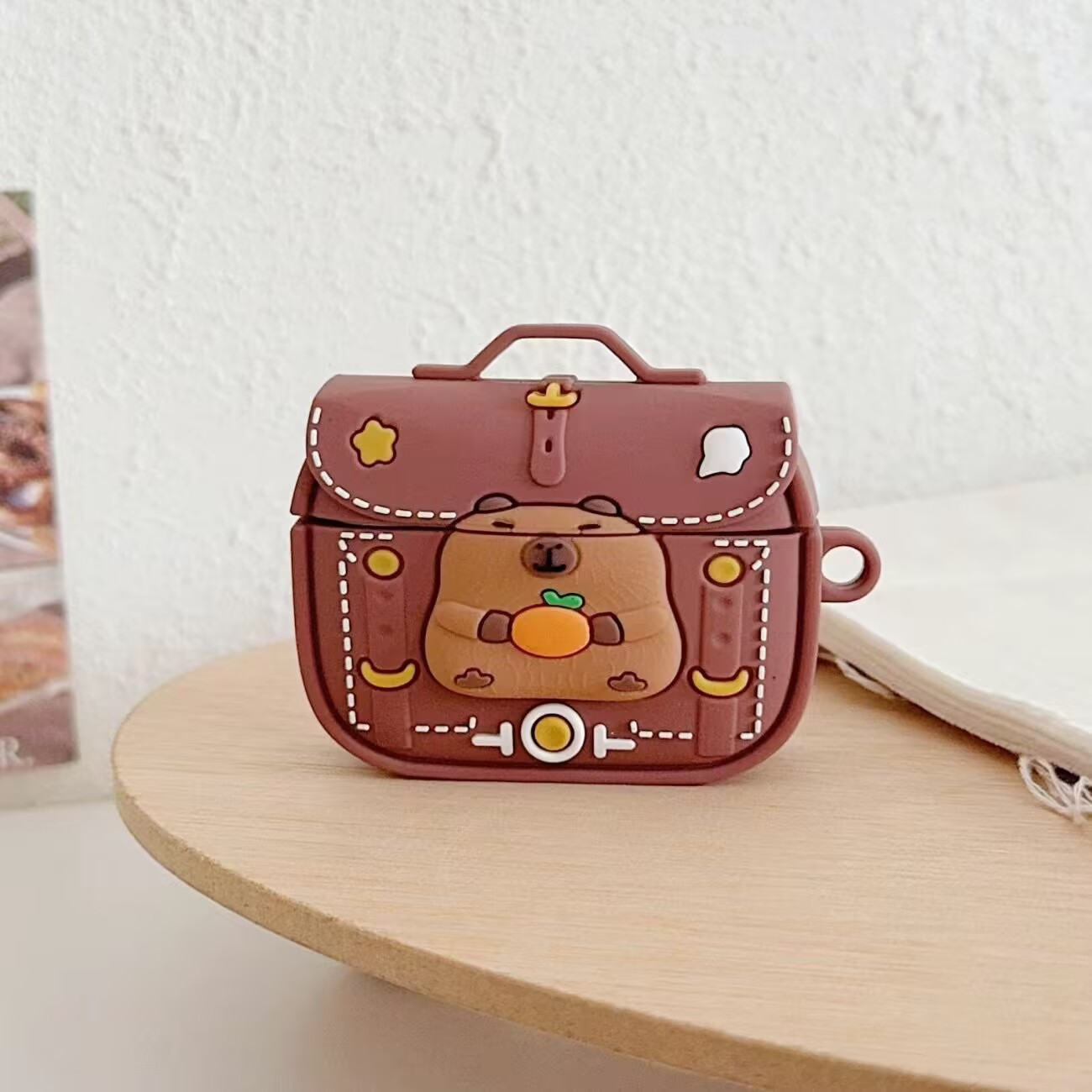 Fundas protectoras con diseño de dibujos animados para Apple AirPods 4, compatibles con auriculares de las generaciones pro1/2/3/4.