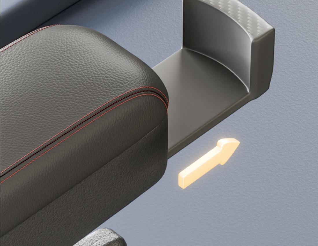 Car armrest box storage box car cup holder seat gap storage box car booster pad elbow support can be raised and lowered