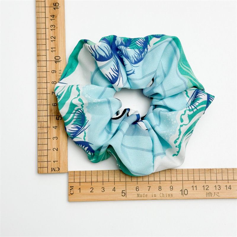 10g Weight Hair Tie Hair Accessories Type 1 Piece Quantity Daily Occasion Flower Pattern Women's Gender Handmade Design Vacation Style Women's Casual Vacation Flower Cloth Printing Handmade Hair Tie 2