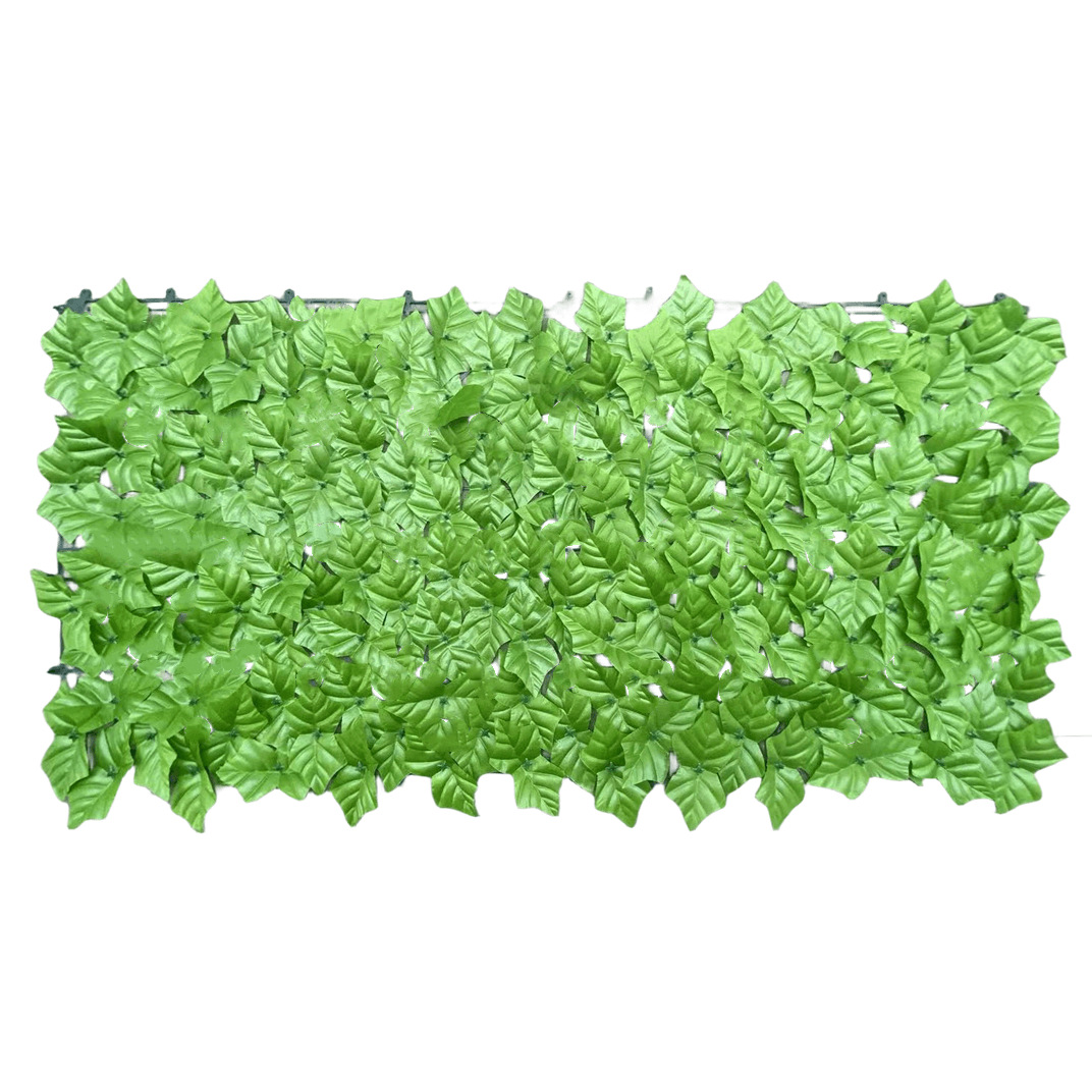Valla artificial transfronteriza valla de hoja valla artificial Planta artificial ratán valla decorativa al por mayor