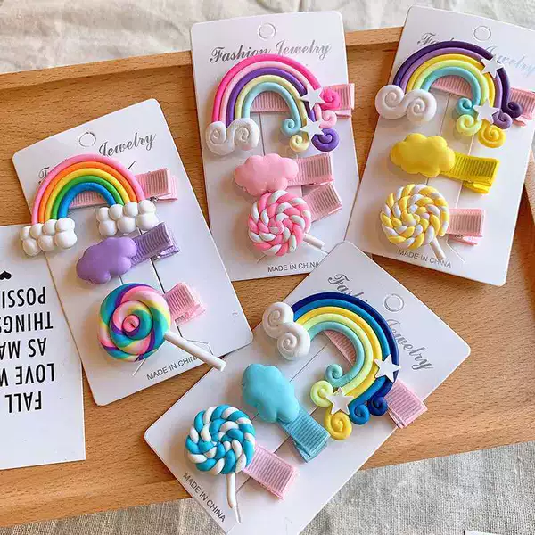 Three -piece set of hairpins (random styles)