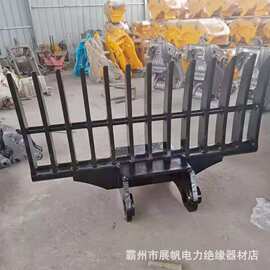 加固淬火消防灭火钉耙 火场清理扒火耙杂物清理抢险救援工具