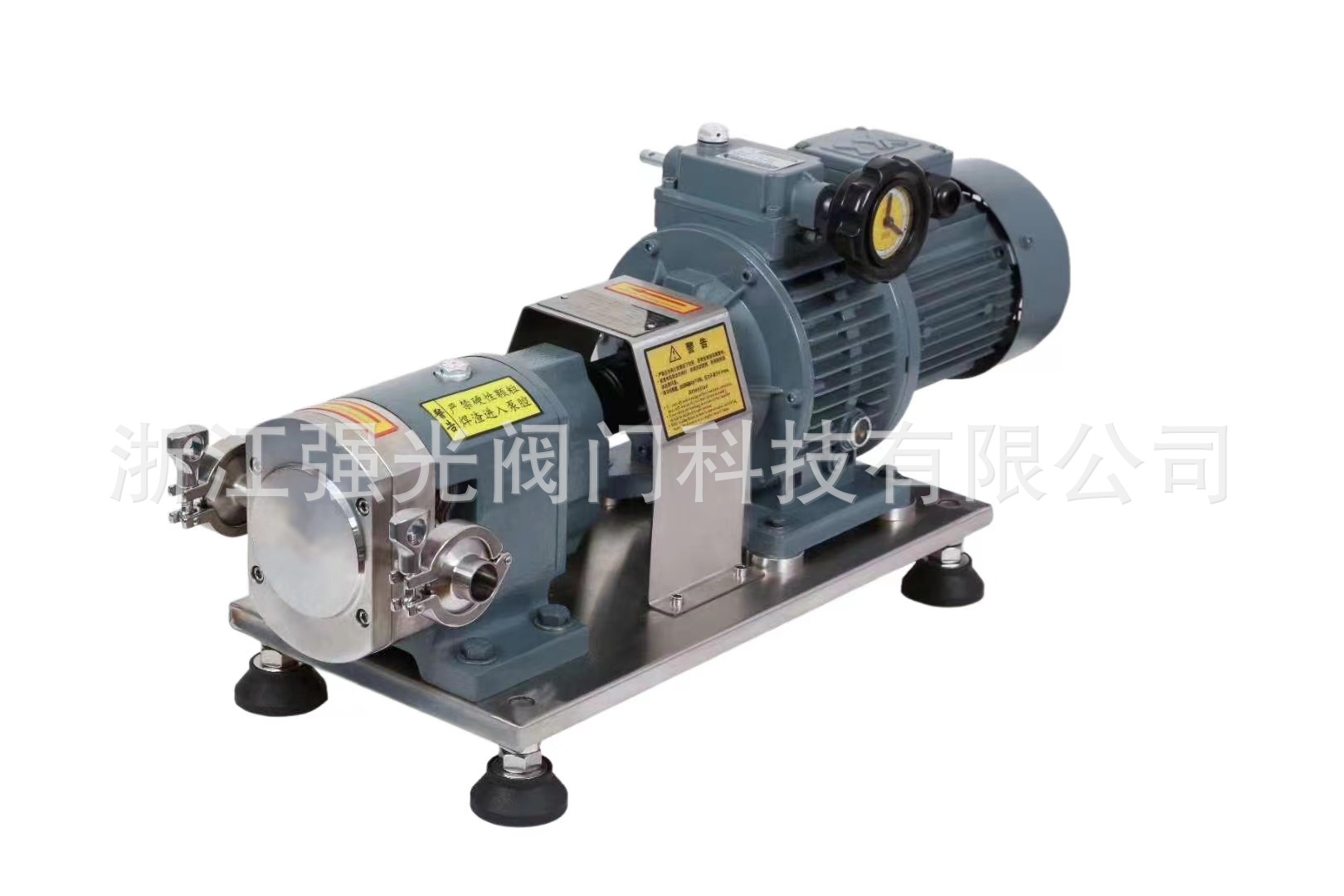 卫生级凸轮转子泵，输送浆料、浓汤、鸡精、味精、香精香料，304