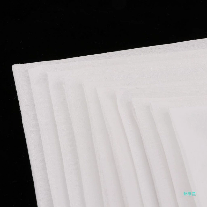 [5/ 10pcs Mens White Handkerchiefs   Cotton Square Super Soft]