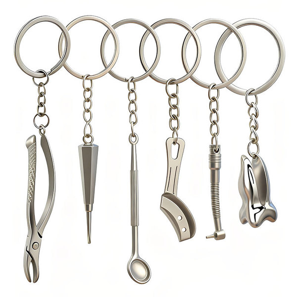 Creative simulation tooth keys to dental promotion small gift…