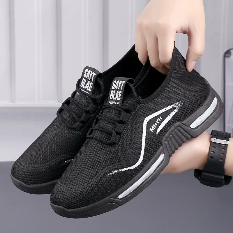 Старая пекинская обувь из ткани мужская шнуровка повседневная обувь из мягкой ткани