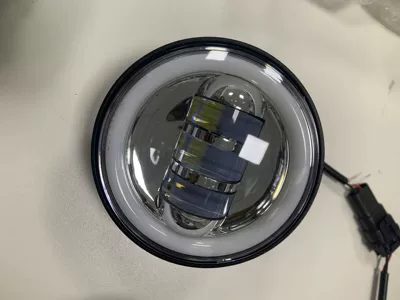 Fog lamp Light 4.5 Inch 30W Motorcycle - 45inch-silver-ring-fog-lamp-1