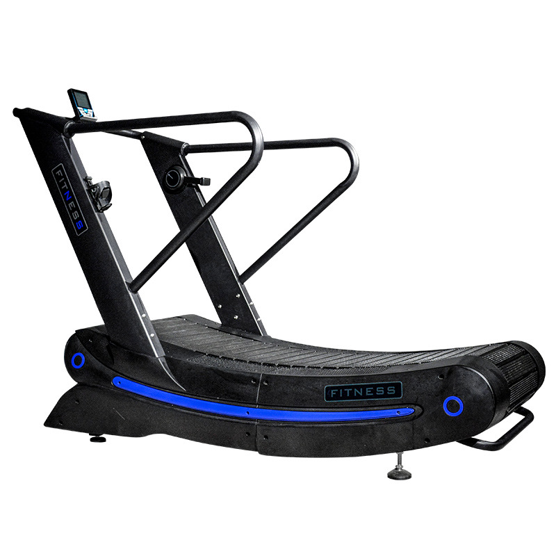 Terzewa cinta de correr sin motor arco multifuncional maquinaria de control magnético doméstico gimnasio sin asistencia equipo comercial