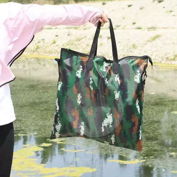 Fish Bag Silicone Bag Multifunctional Live Fish Bag Foldable Fish Bag Fishing Bag Handbag Fishing Gear Supplies
