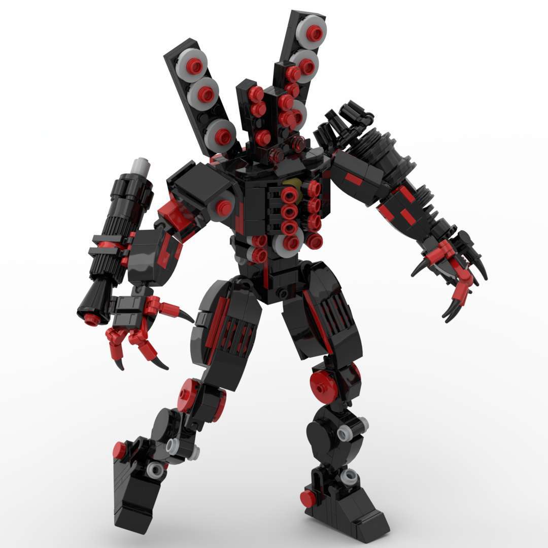 Laberinto bruja juego caliente Inodoro Hombre bloques de construcción Monitor MOC Mesa hecha a mano columpio monstruo TV hombre