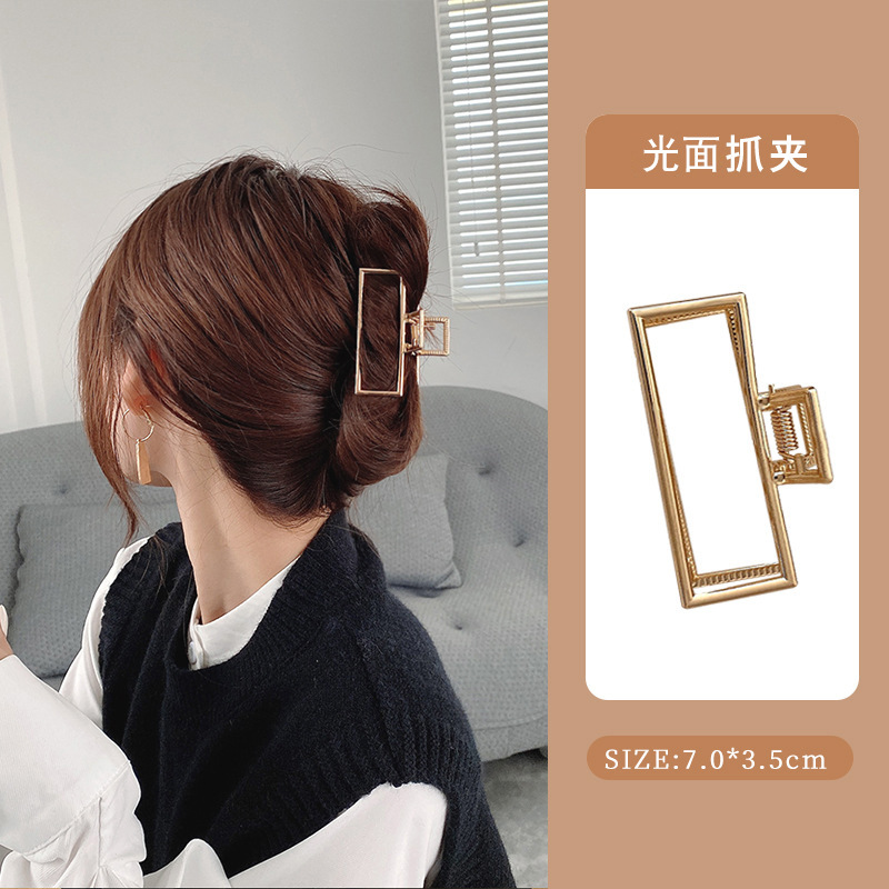 Nueva pinza de agarre, pinza para el cabello, parte posterior de la cabeza, celebridad de Internet, 2025, temperamento, pinza para el cabello, pinza para el cabello, tocado, clip para tiburón femenino