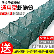 虾笼通用笼龙虾网泥鳅黄鳝笼渔网鱼网大小号河虾笼虾网折叠网包邮