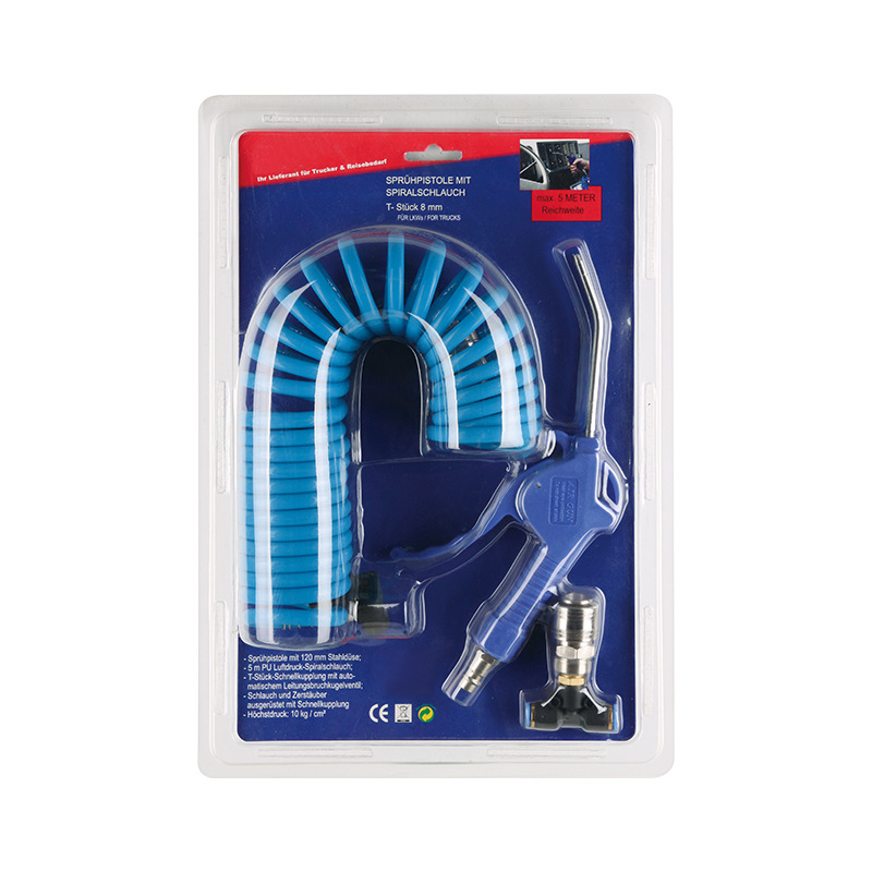 Pistola de Aire Neumática DG-10-S8 107mm de Acero Inoxidable y Plástico para Talleres y Automóviles