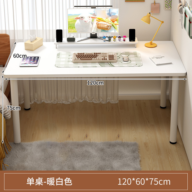 Mesa simple casa de alquiler 2025 nuevo dormitorio moderno escritorio de maquillaje para niñas escritorio de computadora para el hogar escritorio de estudio para estudiantes