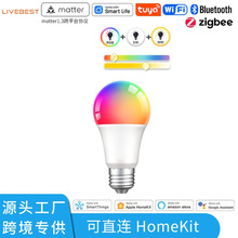 Matter涂鸦智能球泡灯AlexaGoogleHueSmartThings支持网关可调光