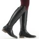 Independent station winter New British style Knight women's boots low square heel metal decorative front lace-up high-top plus size women's boots