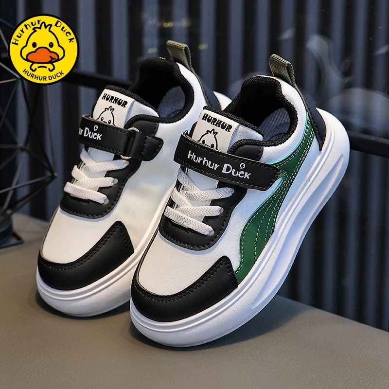 Детские кроссовки Little Yellow Duck для мальчиков, осенние новинки 2025 года, детская обувь с мягкой подошвой, нескользящие спортивные кроссовки для девочек
