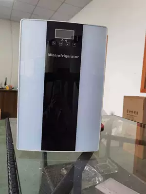 22L Car Refrigerator Mini Mini Refrigerator Car Home Dual-use Dormitory Rental Room Cooling and Heating Dual-use Double-door Refrigeration and Fresh-keeping Box (Soyuducular) - 22l-trinuclear-black-white