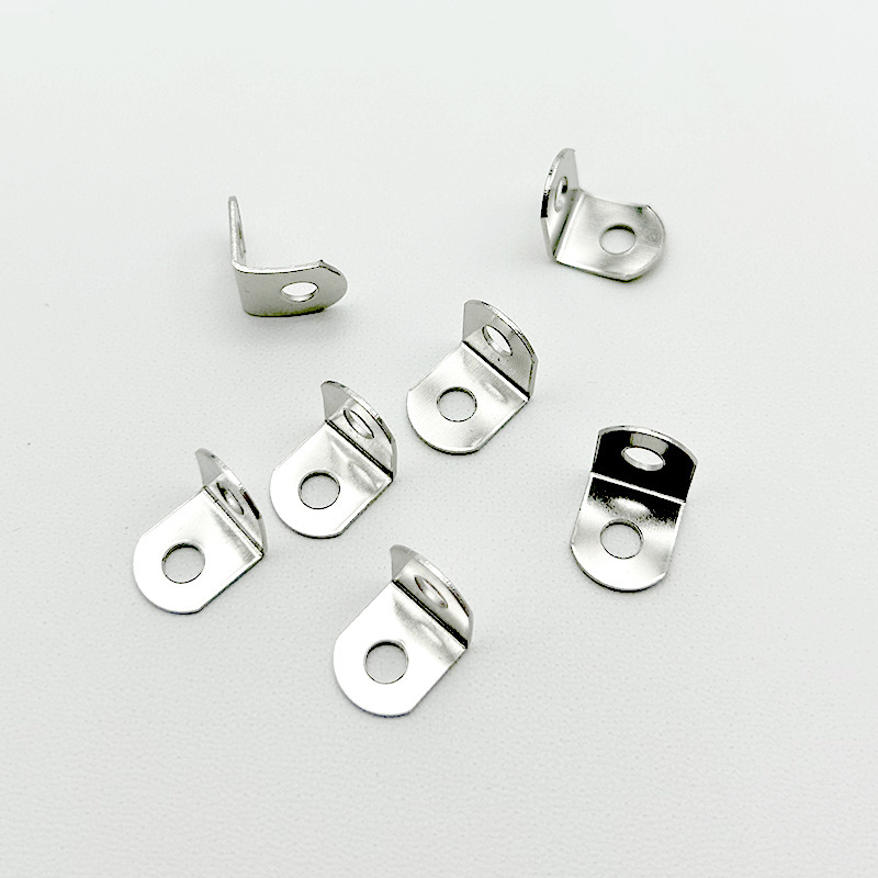 Iron Angle Photo Frame Accessories Hook Right Angle Fixed Angle Code L-shaped Angle Code Picture Frame Mounted Angle Protecting Angle Silver Seven-character Angle