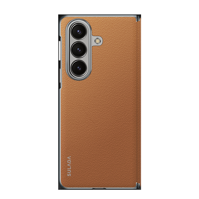 Fold7 携帯電話ケース Surada 最高層牛革ベルト磁気吸引 Samsung ZFold7 携帯電話レザーケースに適しています|undefined
