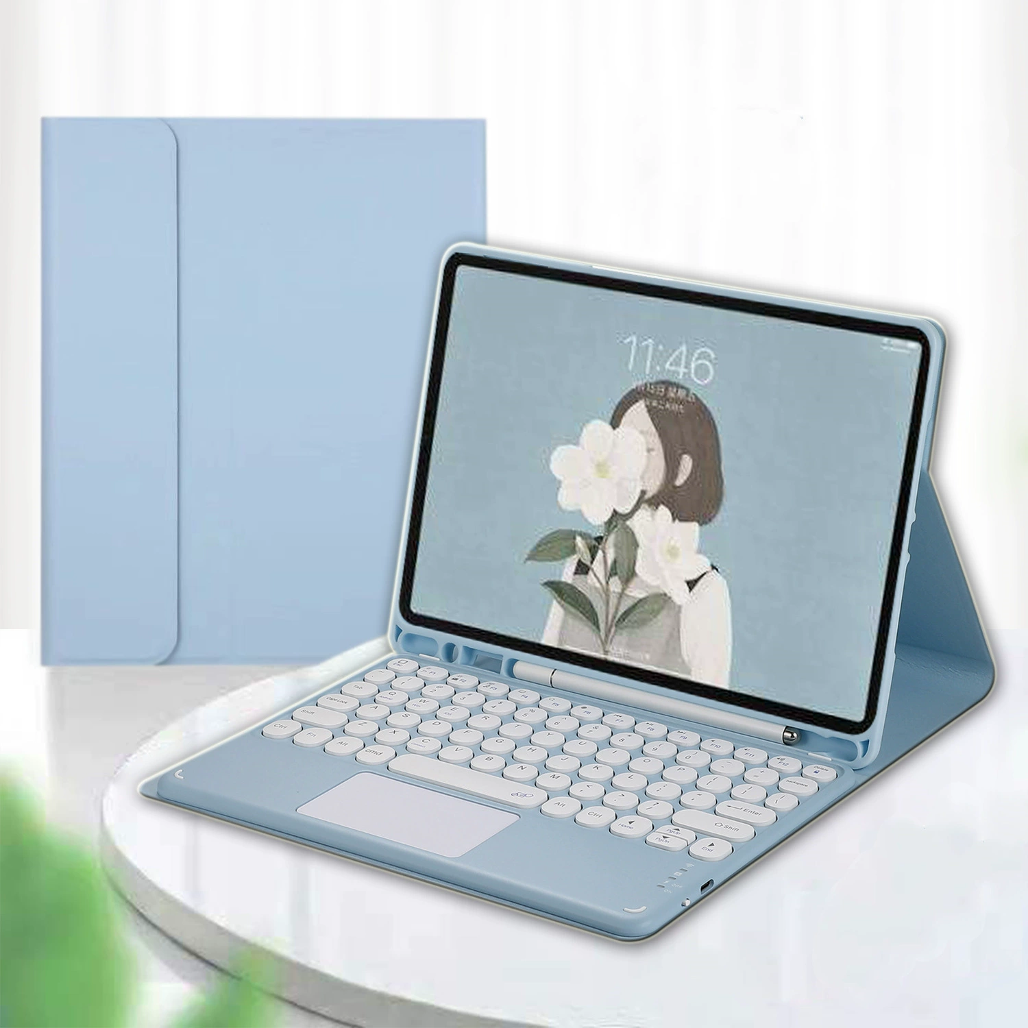 Samsung, совместимая клавиатура, защитная чехол, Bluetooth, T500, коллекция 2021