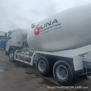 出口12方搅拌车 371马力6x4工程豪沃 HOWO卡车混凝土搅拌罐运输车