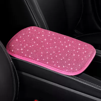 Armrest box – with Sparkling Diamonds Armrest Cover - foundation-pink-diamond