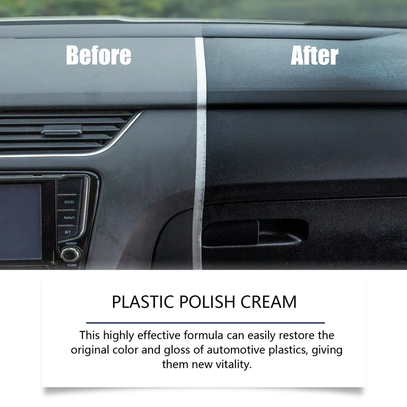 RAYHONG 車のプラスチックケアペースト研磨光沢のあるクリーン改修クリスタルコーティングプラスチックメンテナンス研磨ペースト|undefined