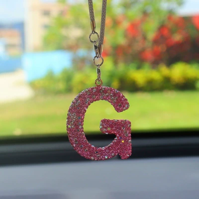 Car hanging | Pendant Car Interior Pendant High-End - g-letter-car-pendant-pink