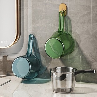 Water Spoon Kitchen Water Spoon Water Spoon Household Long Handle Plastic Large Creative Deep Water Spoon Water Bleach Head Spoon