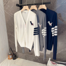 THOM BRASSY 1702修狗V领开衫新款女外穿