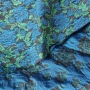 撞色立体花纹欧美提花布