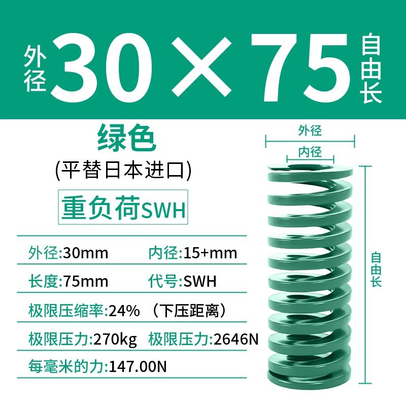 합금강 녹색 30×75