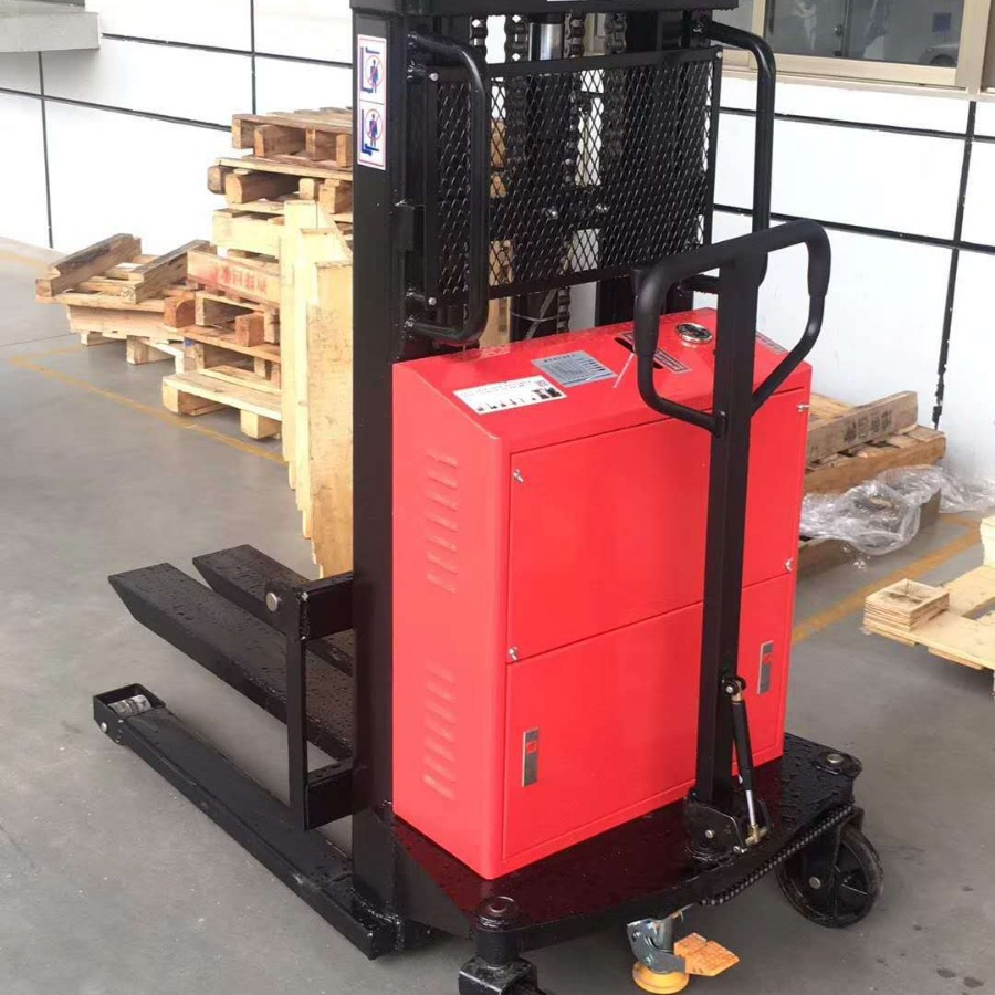 液压升降升高车 宝安半电动叉车 深圳1.5吨1.6米半电动堆高车