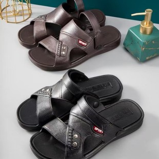 Classic Summer New Men's Dad Sandals Sandals Hot-selling Anti-slip Wear-resistant Men's Sandals