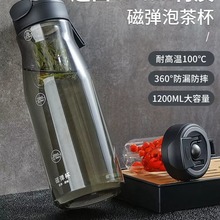 诺百纷三代魔力球磁弹茶杯tritan塑料大容量运动水杯