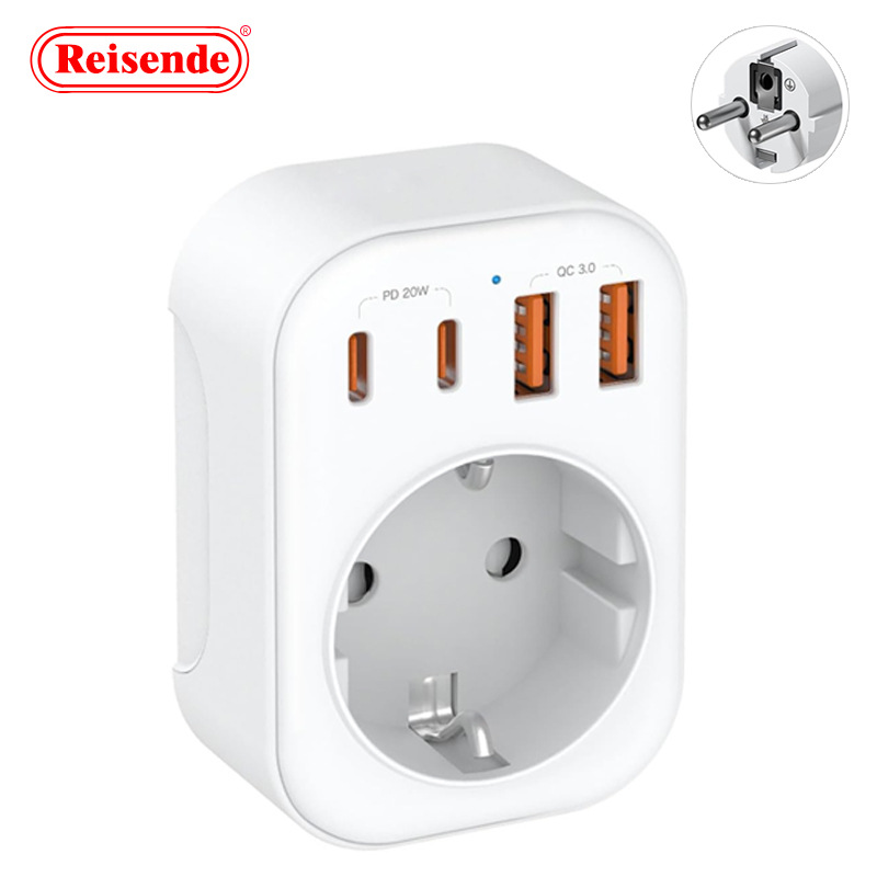 新品法规转美标英标澳标插头 欧标转法标插头 法规旅行转换插头