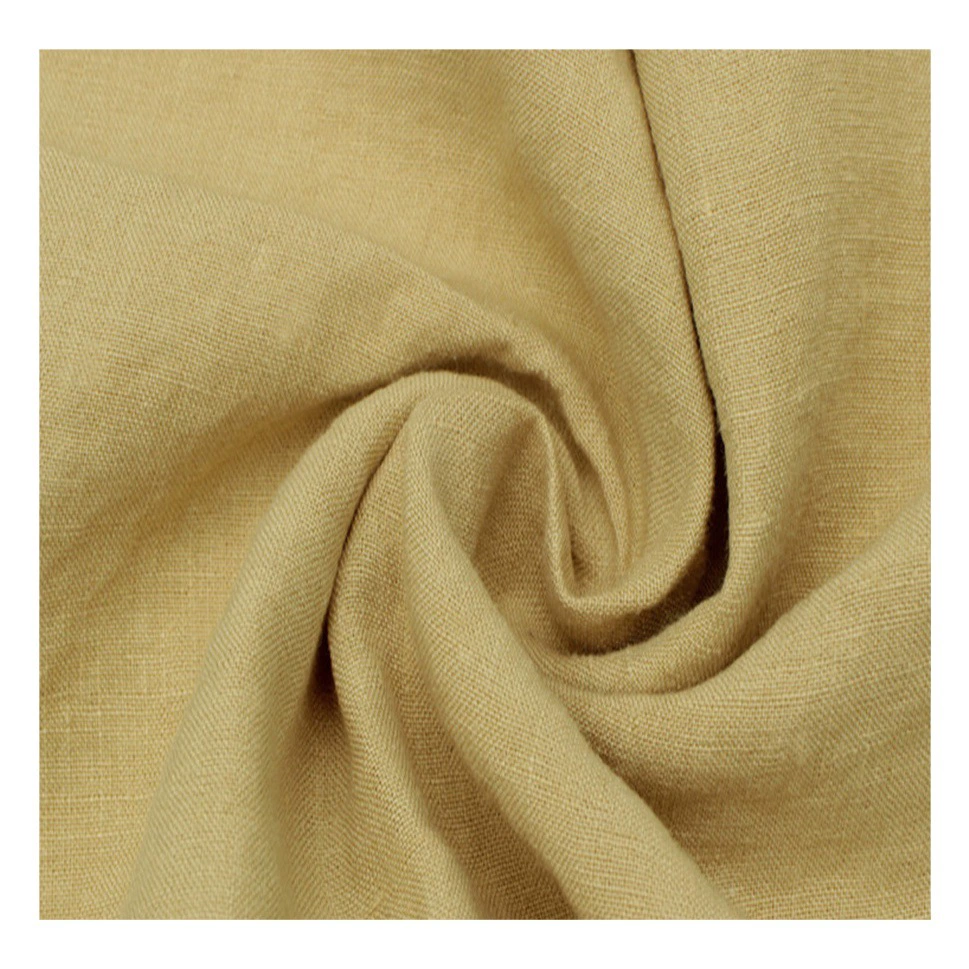 160 г песочная чистая конопляная ткань весна, лето и осень рубашка костюм брюки юбка 100% конопляная ткань