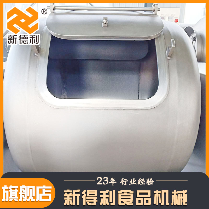 小型卤制品真空滚揉机不锈钢禽类变频腌制机商用鸡翅自动腌制设备